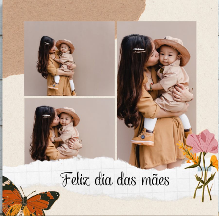 Quadro Feliz Dia das Mães